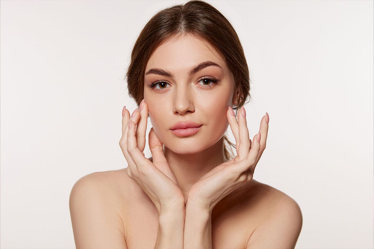 woman after getting facial balancing in Clermont, FL